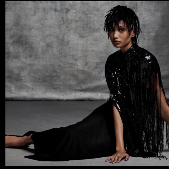 Semi sheer black tulle skirt - Picture 1 of 6